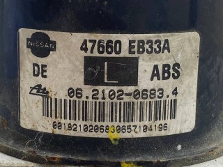 Блок ABS, ориг. номер 47660EB33A, 00404911D0, Nissan Navara D40 2005-2010