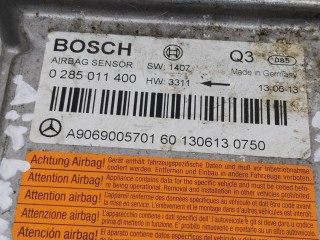 Блок AirBag, ориг. номер A9069005701, 0285011400, Mercedes-Benz Sprinter W906 2006-2014