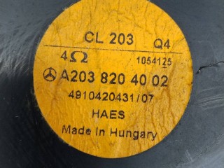 динамик двери передней левой, ориг. номер A2038204002, Mercedes-Benz C W203/S203/CL203 2000-2004