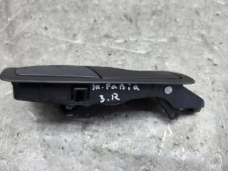 ручка внутренняя двери задней правой, ориг. номер 6Y6839248, Skoda Fabia (6Y) 2004-2007