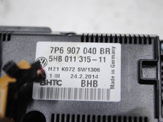 Блок управления печки/климат-контроля, ориг. номер 7P6907040BR, Volkswagen Touareg 2 2010-2014