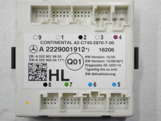 модуль управления двери задней, ориг. номер A2229001912, Mercedes-Benz C-Класс W204/S204/C204 рест 2011-2015