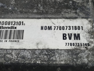 блок управления двигателем, ориг. номер BENDIX, 7700735140, BVM, HOM7700731801, S100813101G, Renault 19 1 поколение 1988-1992