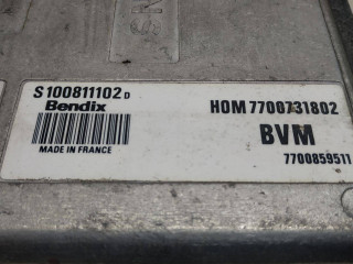 блок управления двигателем, ориг. номер HOM7700731802, 7700859511, S100811102D, Renault 19 1 поколение 1988-1992