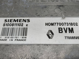 блок управления двигателем, ориг. номер HOM7700731802, 7700859511, S100811102E, Renault 21 1 поколение [рестайлинг] 1989-1995