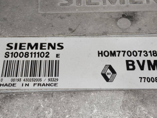 блок управления двигателем, ориг. номер HOM7700731802, 7700859511, S100811102E, Renault 19 2 поколение 1992-2000
