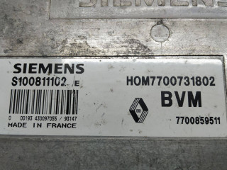 блок управления двигателем, ориг. номер HOM7700731802, 7700859511, S100811102E, Renault 21 1 поколение [рестайлинг] 1989-1995