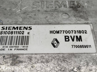 блок управления двигателем, ориг. номер HOM7700731802, 7700859511, S100811102E, Renault 21 1 поколение 1986-1989