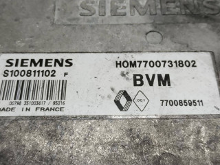 блок управления двигателем, ориг. номер S100811102F, HOM7700731802, 7700859511, Renault 21 1 поколение 1986-1989