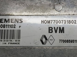 блок управления двигателем, ориг. номер S100811102F, HOM7700731802, 7700859511, Renault 21 1 поколение [рестайлинг] 1989-1995