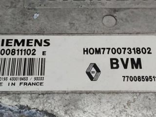 блок управления двигателем, ориг. номер SIEMENS, HOM7700731802, 7700859511, BVM, S100811102E, Renault 19 1 поколение 1988-1992