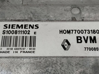 блок управления двигателем, ориг. номер SIEMENS, HOM7700731802, 7700859511, BVM, S100811102E, Renault 19 2 поколение 1992-2000