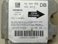 1923594, 90569350, 5WK4188 блок управления подушками безопасности Opel Vectra B 1998г. - фото №2