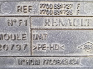 топливный бак, ориг. номер 7700843434, 7700831727F, 7700831726F, Renault Megane 1 поколение 1995-1999