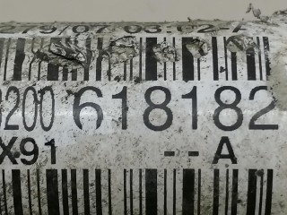 полуось передняя левая, ориг. номер 8200618182, Renault Laguna 3 поколение 2007-2012