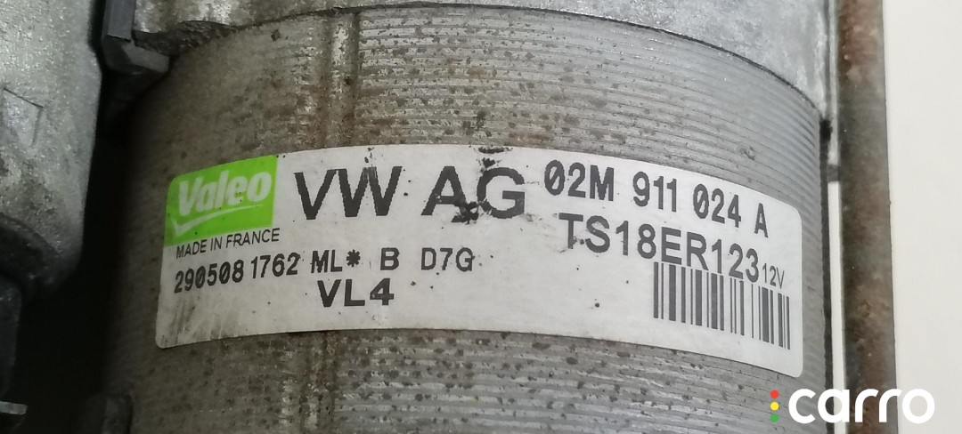стартер Volkswagen Passat B6 2005-2010, CBAB, 2.0 л, VALEO, фото 5