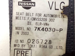 ремень безопасности передний правый, ориг. номер H074101, Infiniti G35 3 поколение 2002-2007