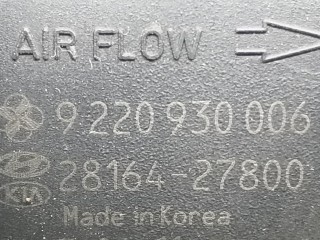 расходомер воздуха, ориг. номер 28164-27800, 9220930006, Hyundai Tucson 1 поколение 2004-2010