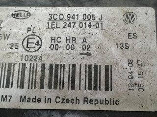 фара правая, ориг. номер 3C0941005J, Volkswagen Passat B6 2005-2010
