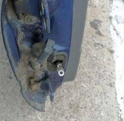 петля двери задней правой, ориг. номер 7751468113, Renault Laguna 1 поколение 1993-1998
