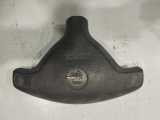 подушка безопасности водителя Opel Astra G 1998-2009, левый руль, 90437570