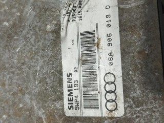 блок управления двигателем, ориг. номер 06A906019D, 5WP419302, Audi A3 8L 1996-2000
