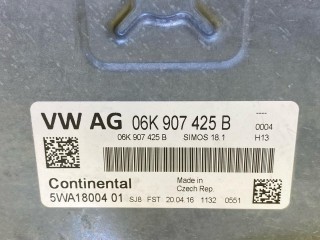 блок управления двигателем, ориг. номер 06K907425B, Skoda Octavia 3 поколение 2013-2017