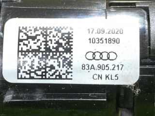 кнопка запуска двигателя, ориг. номер 83A905217, Audi Q3 Sportback F3 2019-2026