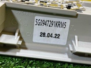 фонарь салона (плафон), ориг. номер 5G0947291, Volkswagen Tiguan 2 поколение [рестайлинг] 2020-2024