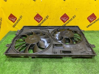 диффузор вентилятора, ориг. номер 3Q0121205B, 5QN959455, 5QN959455A, Volkswagen Tiguan 2 поколение [рестайлинг] 2020-2024