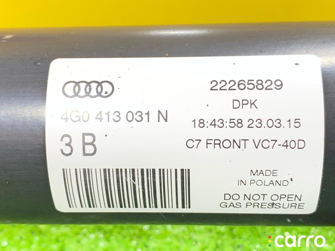 амортизатор передний Audi A6 C7 [рестайлинг] 2014-2018, 4G0413031N, фото 7