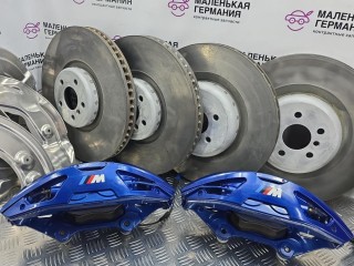 комплект тормозов (диски и суппорта), ориг. номер 6861804, 34206861804, 6861803, 34206861803, 34116887397, 34106891336, 34106891335, 34106887398, 6871258, 6887397, 6887398, 34116861800, 34106861799, 34356890788, 34356890791, 6890791, 34206882997, 34206882998, 34216871258, 6882997, 6882998, 34216885187, 6885187, 6861799, 6861800, 6891335, 6891336, 34206882989, 6882989, 34206882990, 6882990, 34208876343, 8876343, BMW 8 G14/G15 2018-2022