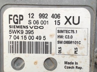 Блок управления двигателем, ориг. номер 12992406, Opel Astra H 2004-2007