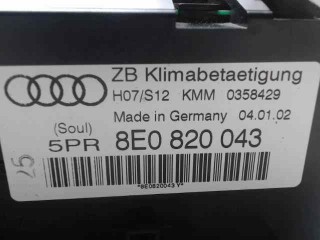 Блок управления печки/климат-контроля, Audi A4 B6 2000-2006