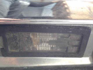 Подсветка номера Renault Laguna 3 2007-2012