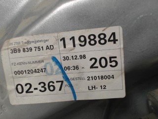 Стеклоподъемник электрический задний левый, Volkswagen Passat B5 1996-2001