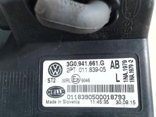 Фара противотуманная левая, ориг. номер 3G0941661G, Volkswagen Passat B8 2014-2021