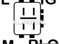 2706026060, 1042102370, UD12247A, 115669, CAL40422AS, DRA1145, 1042101880, 1042101881, 1042118120, 1042118121, ALN4370AN, ALN4370BA, ALN4370KL, ALN4370UX, ALN4370ZD, 270600R080, 301N21347Z Генератор Toyota Avensis 3 2009г. - фото №3