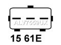 12312247405, A14VI28, SG12B080, YLE102500L, GNU2562, YLE000260E, 439301, ALV7559UX, 12312247389, 0986044841, 112462, CAL15266GS, DRA3809, CA1559IR, ALV1559DD, ALV1559LK, ALV1559UX, ALV1559YX, ALV7559BA, YLE000261, LRA01955, ALV1559RB, YLE1025002542797, 437116, 439235, A14VI26, 1-3448-25W, 22955N, 301N20953Z Генератор BMW X5 E53 2001г. - фото №3