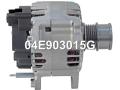 04E903021NX, 04E903015, 04E903021N, TG12C211, TG12C280, 04E903015G, ALV3765DD, ALV3765KL, ALV3765UX, ALV3866DD, 03C903025G, 03C903025GX, 04E903023A, 2622498A, 2715266A, 2715542B, 440345, 440740, 715542, TG11C094, TG12C277, TG12G279 Генератор Audi A1 2018г. - фото №4