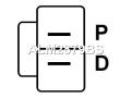 A3TG0291, L33618300, L33618300A, L33618300B, 8EL738044001, ALM2879BS, 0986JR0881, CAL35180, DRA0558, ALM2879UX, A3TG0291A, ALM2879RB, 301N21464Z Генератор Mazda 3 BL 2011г. - фото №3