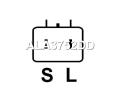 600863, ALA3752DD, 3730047502, 3730047503, 3730047504, ALA3752KR, TA000A58301, ALA3752RB, 301N20997Z Генератор Hyundai Galloper 1 1998г. - фото №3