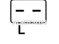 6001549063, 8200660052, ALM3792BS, LRA03458, LRA3458, A001TA3791, A1TA3791, A1TA3792, ALM3792WA, 6001548052, 7711368053, 8200232059, 8200400890 Генератор Dacia Sandero 1 2008г. - фото №2
