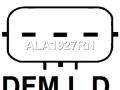 114857, DRA0225N, 3730023650, ALA1927BS, ALA1927KR, ALA1927LK, ALA1927NW, ALA1927RN, ALA1927YX, ALA9927BS, ALV1927BA, ALV1927GB, ALV1927UX, A0002655635, BN3730023650, ALA1927WA, ALA9927RB, ALA9927WA, 210652, 2655635, 600162, 600715, 11311N, 301N20143Z Генератор Lancia Ypsilon 2 2010г. - фото №3