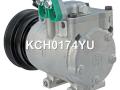 9770125200, KCH0174YU, 240898, F500DEYQA01, F500DEYQA02, F500KP5DA02, F500KP5DA03, 9770117000, HC9770117000 Компрессор кондиционера Hyundai Getz 2003г. - фото №2