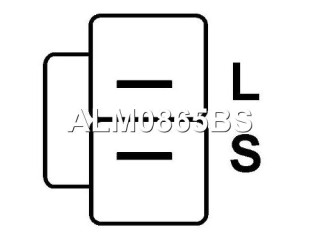 Генератор, ориг. номер ALM0865BS, 111469, CAL35141AS, JA865IR, LRA760, A2T02271, A2T02977, A2T04271, MD108230, MD166174, ALM0865WA, 20130167, 301N22445Z, Mitsubishi L200 2 1986-1996