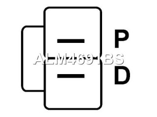 Генератор, ориг. номер Z60118300, A3TG1691, ALM4691BS, ALM4691ZD, Z6118400, Mazda Demio 2 1999-2003