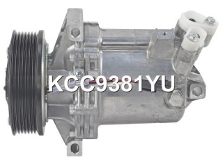 Компрессор кондиционера, ориг. номер 92600BV80A, 926003ZL1A, 926008367R, 926005727R, KCC1381YU, 92600A092A, KCC1381GW, KCC1381KA, KCC1381PK, KCC1381ZS, KCC9381YU, 2763000Q4H, 8200818552, 926007836R, Dacia Duster 1 2013-2017