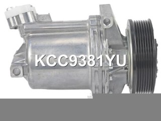 Компрессор кондиционера, ориг. номер 92600BV80A, 926003ZL1A, 926008367R, 926005727R, KCC1381YU, 92600A092A, KCC1381GW, KCC1381KA, KCC1381PK, KCC1381ZS, KCC9381YU, 2763000Q4H, 8200818552, 926007836R, Nissan Pulsar NB17 2014-2018
