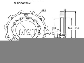 Ремкомплект турбины, ориг. номер 16359700011, 144108425R, 144109240R, 144109643R, 144109984R, 16359700025, 16359700099, 16359880025, 16359700029, 144116763R, 144114428R, A6070900400, MTK2916TT, 144102767R, 16359700003, 16359700008, MTK1726SL, 16359880029, 6070900400, MTK1726RB, 144113313R, 144113657R, 144114668R, 144116419R, 144118807R, 821369359, MGT0149SL, NZ149, MGT0149BE, MTK1726NM, MTK1726RF, 6070900900, A6070900900, MTK1726WA, Renault Talisman 2 2015-2020